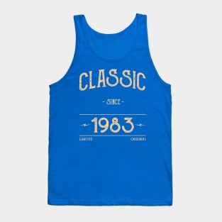 Classic Vintage 1983 Birthday Gift Tank Top